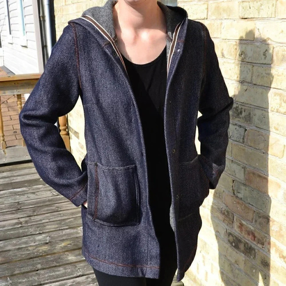 Cop.  Copine Wool Jean Jacket - Picture 9 of 10